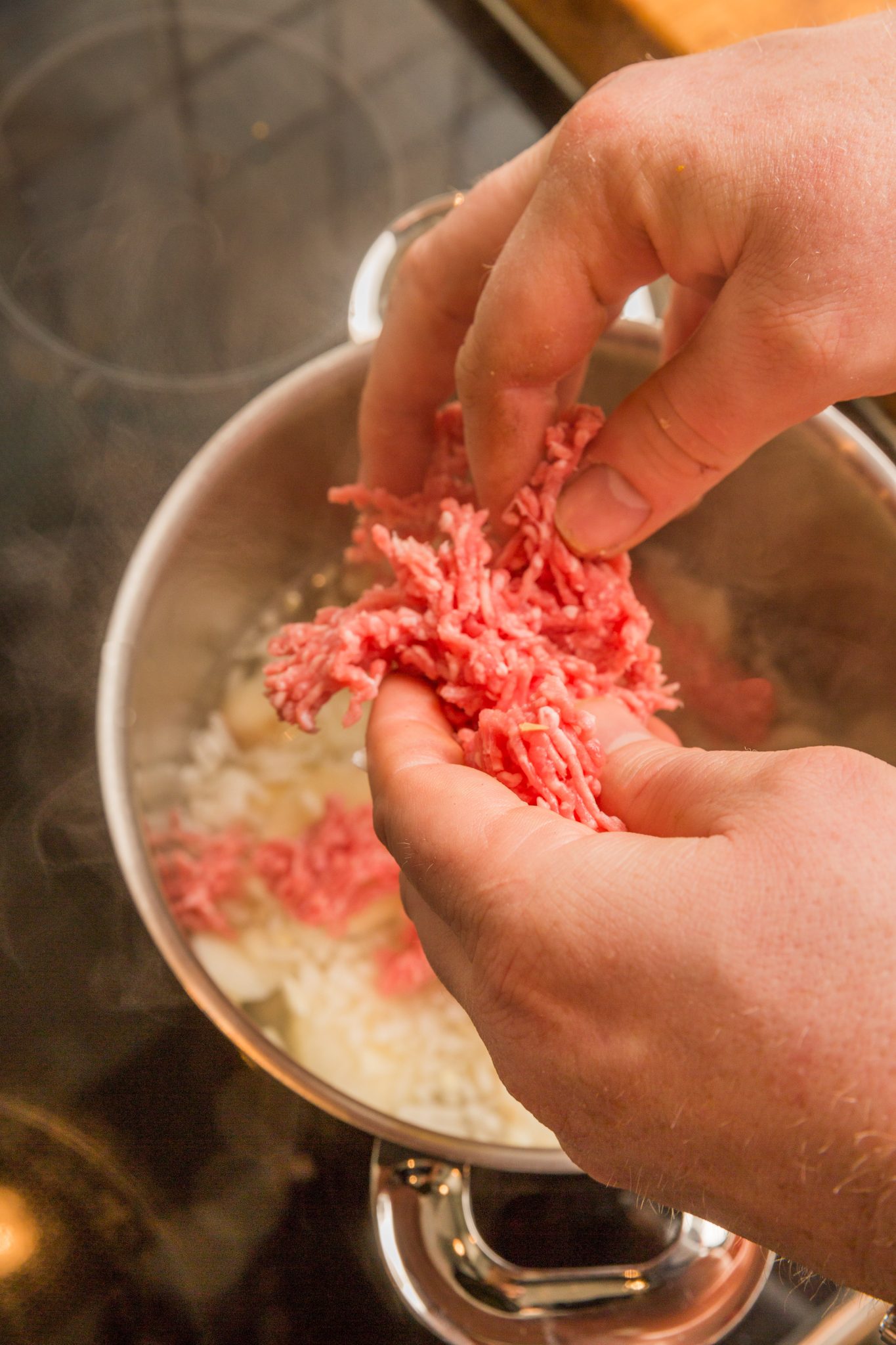 Bambino-barnmat-köttfärs